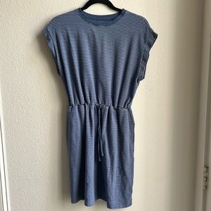 Target “a new day” mini dress. Navy/white stripe. Great condition!  Size M.